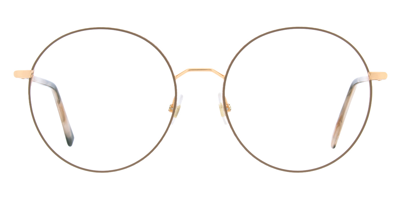 Andy Wolf® 4831 ANW 4831 03 56 - Rosegold/Beige Eyeglasses