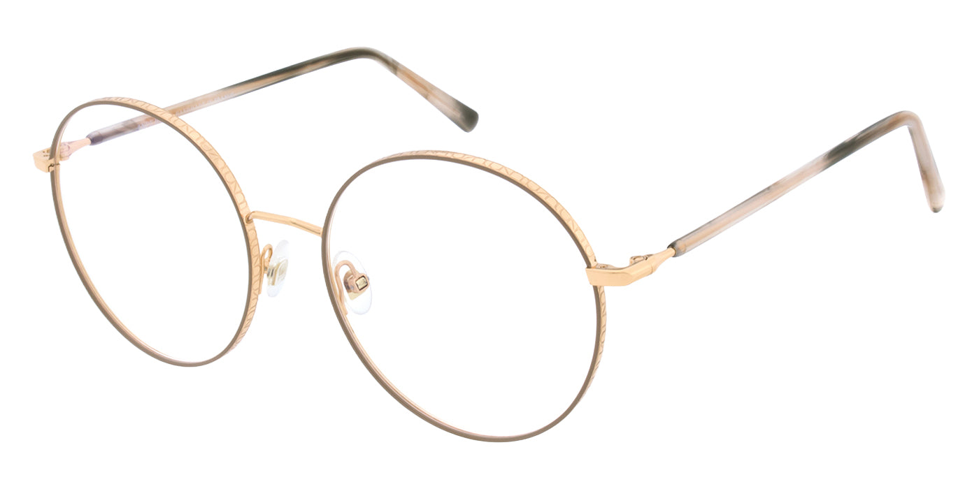Andy Wolf® 4831 ANW 4831 03 56 - Rosegold/Beige Eyeglasses
