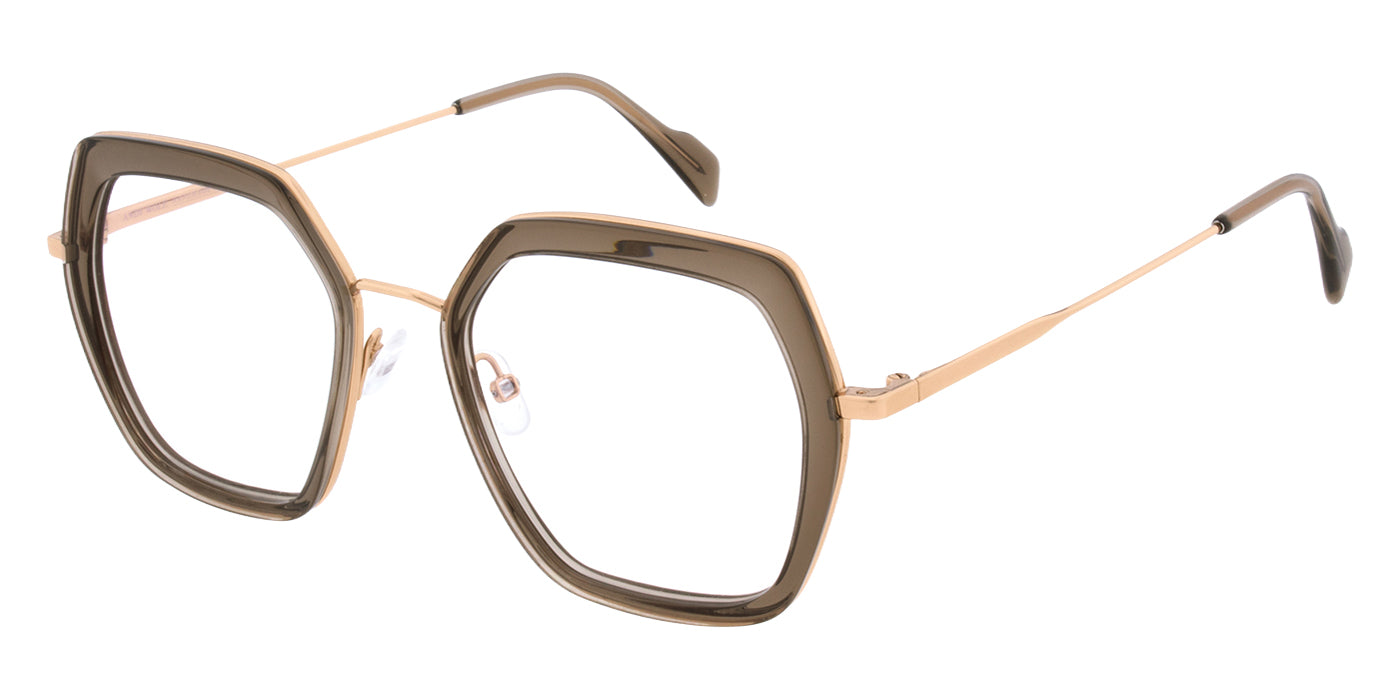 Andy Wolf® 4832 ANW 4832 02 50 - Beige/Rose Gold Eyeglasses