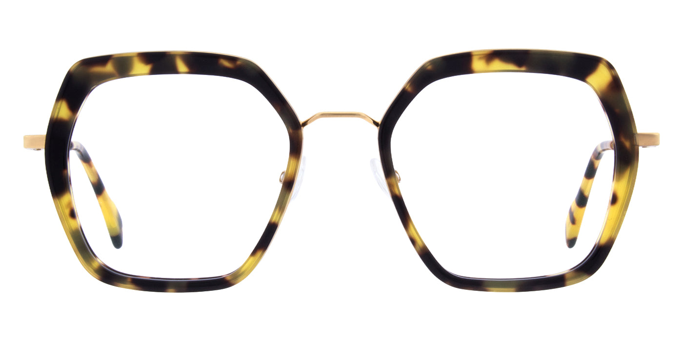 Andy Wolf® 4832 ANW 4832 03 50 - Brown/Gold Eyeglasses