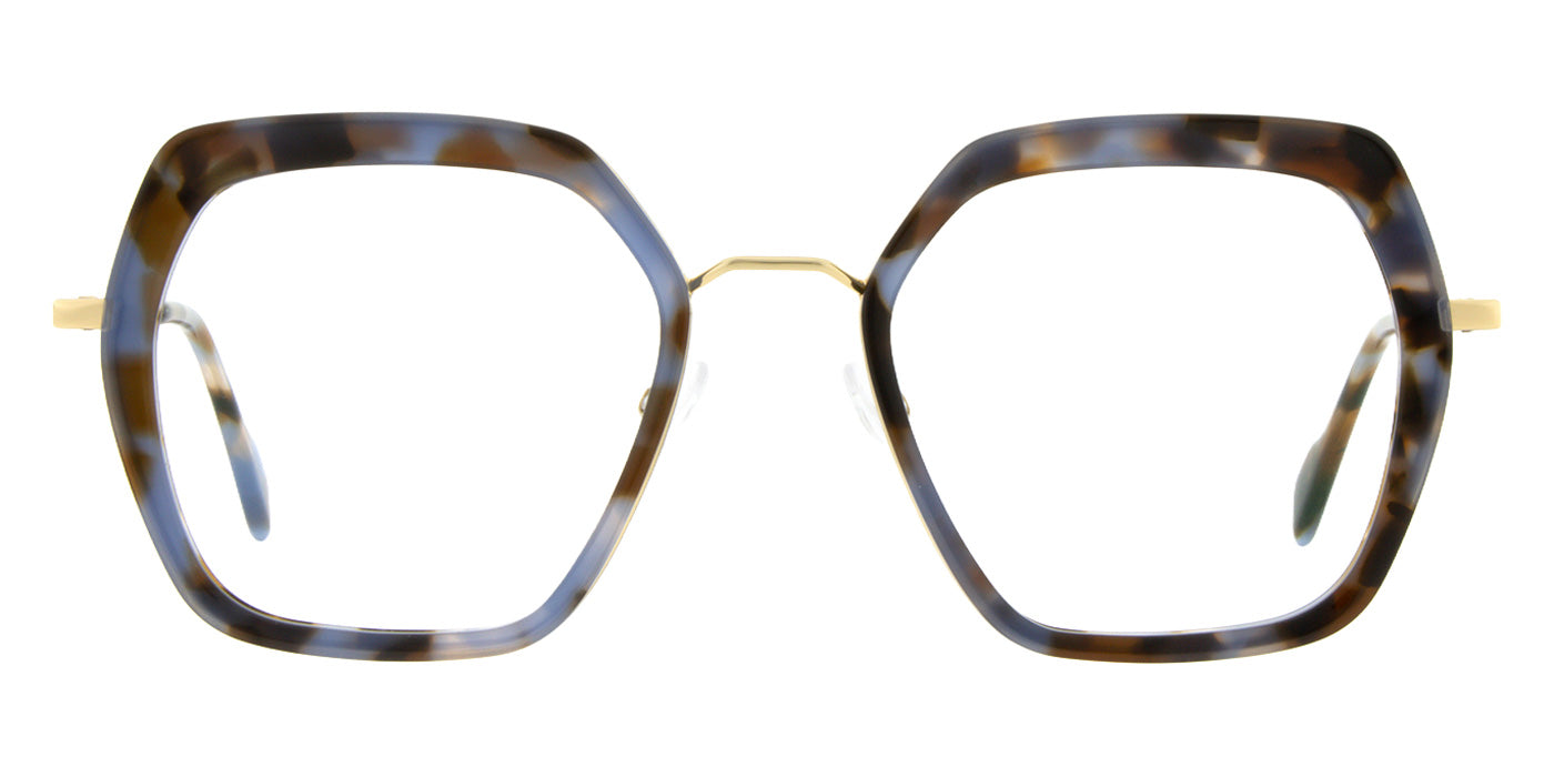 Andy Wolf® 4832 ANW 4832 06 50 - Blue/Gold Eyeglasses