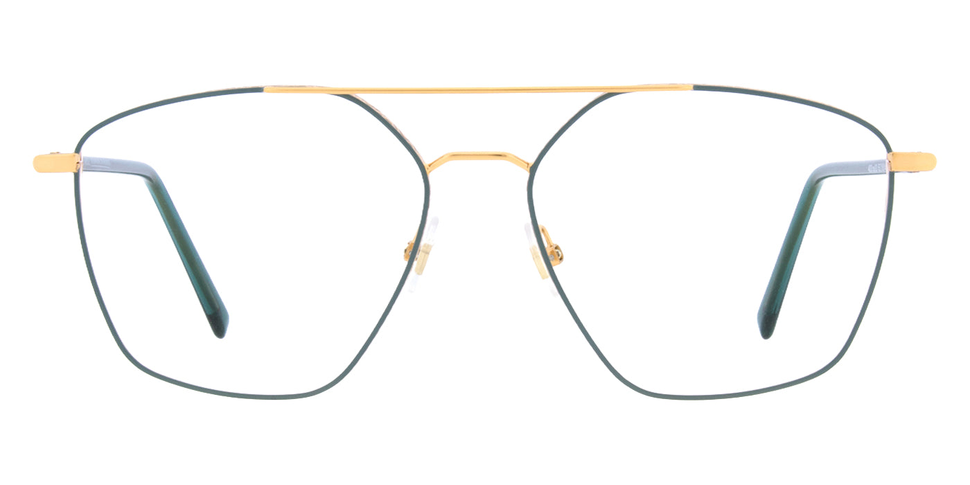 Andy Wolf® 4833 ANW 4833 03 55 - Rosegold/Teal Eyeglasses