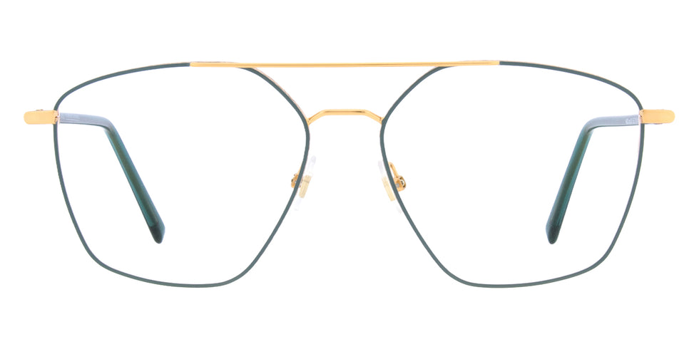 Andy Wolf® 4833 ANW 4833 03 55 - Rosegold/Teal Eyeglasses