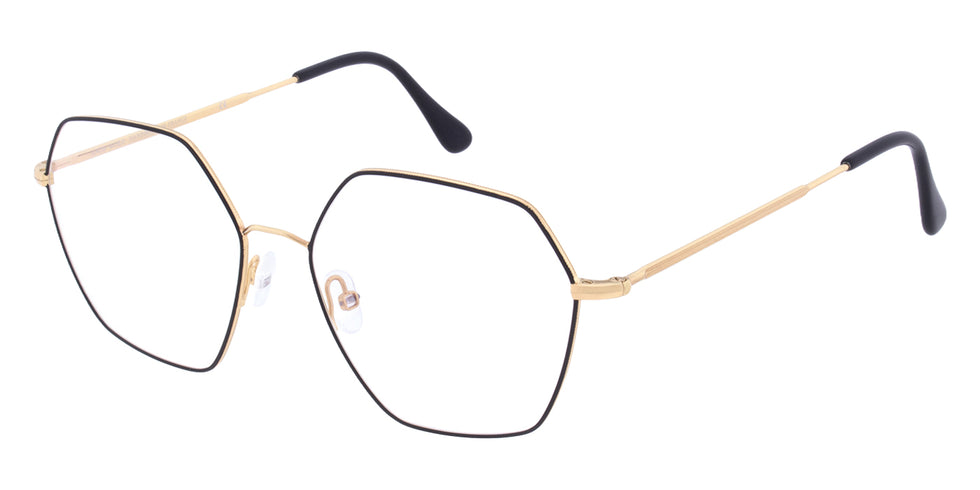 Andy Wolf® 4835 ANW 4835 02 53 - Gold/Black Eyeglasses