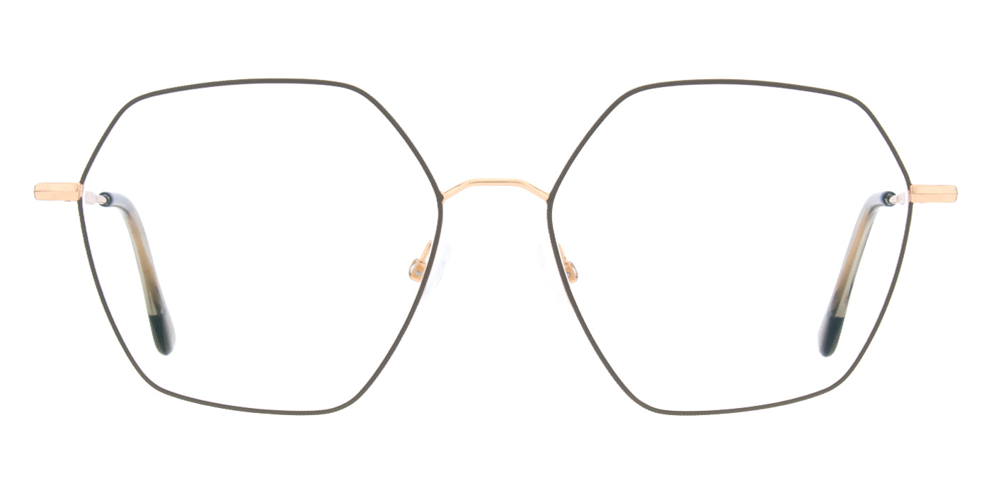 Andy Wolf® 4835 ANW 4835 03 53 - Rosegold/Grey Eyeglasses