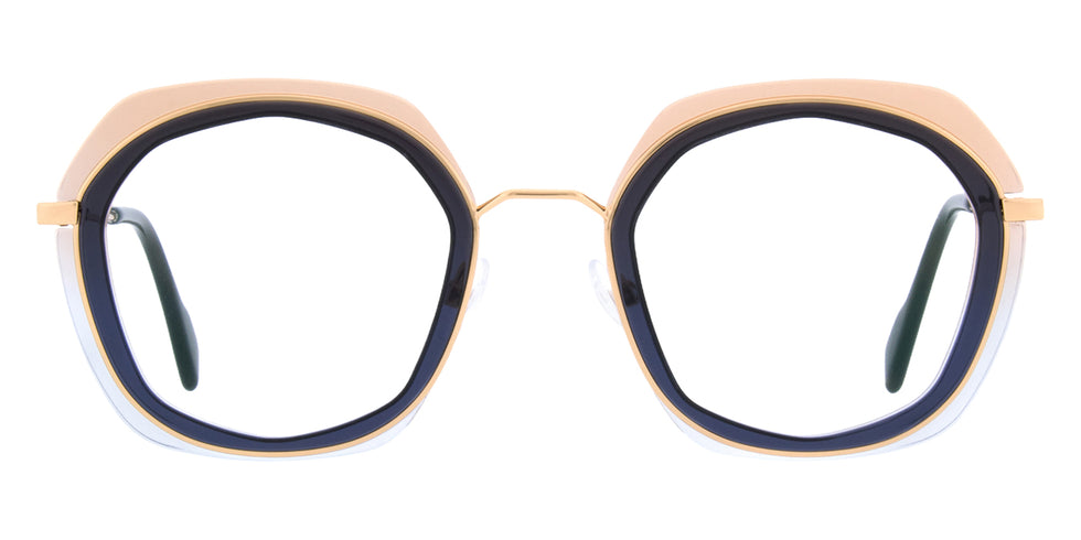 Andy Wolf® 4836 Eyeglasses - Rosegold/Blue
