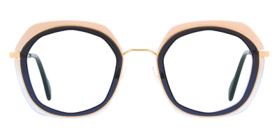 Andy Wolf® 4836 Eyeglasses - Rosegold/Blue