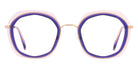 Andy Wolf® 4836 Eyeglasses - Rosegold/Blue