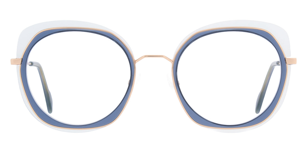 Andy Wolf® 4837 Eyeglasses ANW 4837 02 51 - Blue/Rosegold