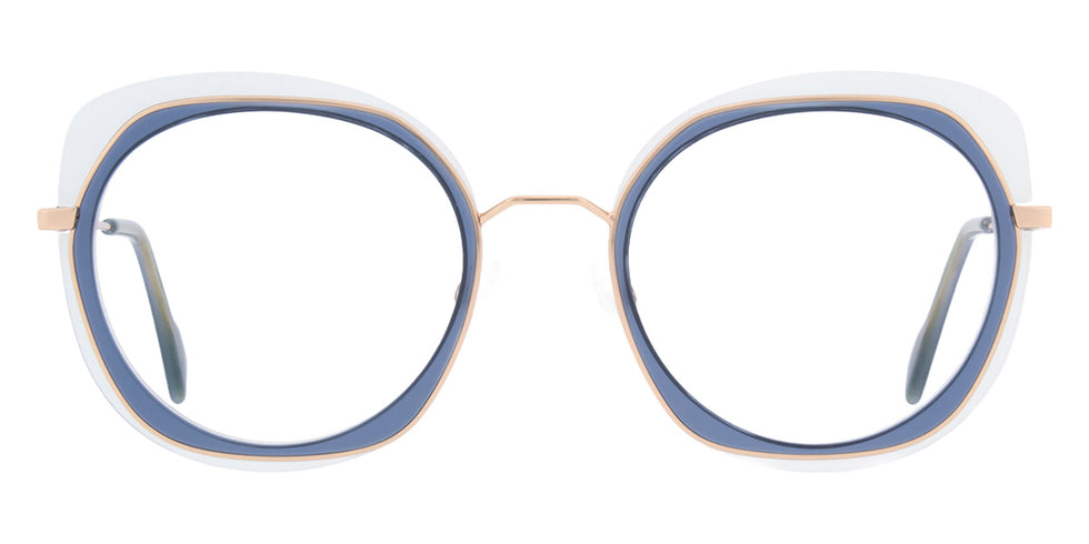 Andy Wolf® 4837 Eyeglasses ANW 4837 02 51 - Blue/Rosegold