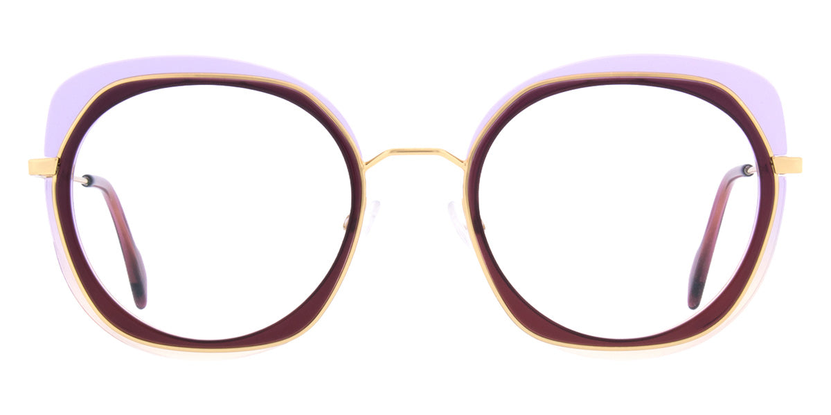 Andy Wolf® 4837 Eyeglasses ANW 4837 03 51 - Red/Gold