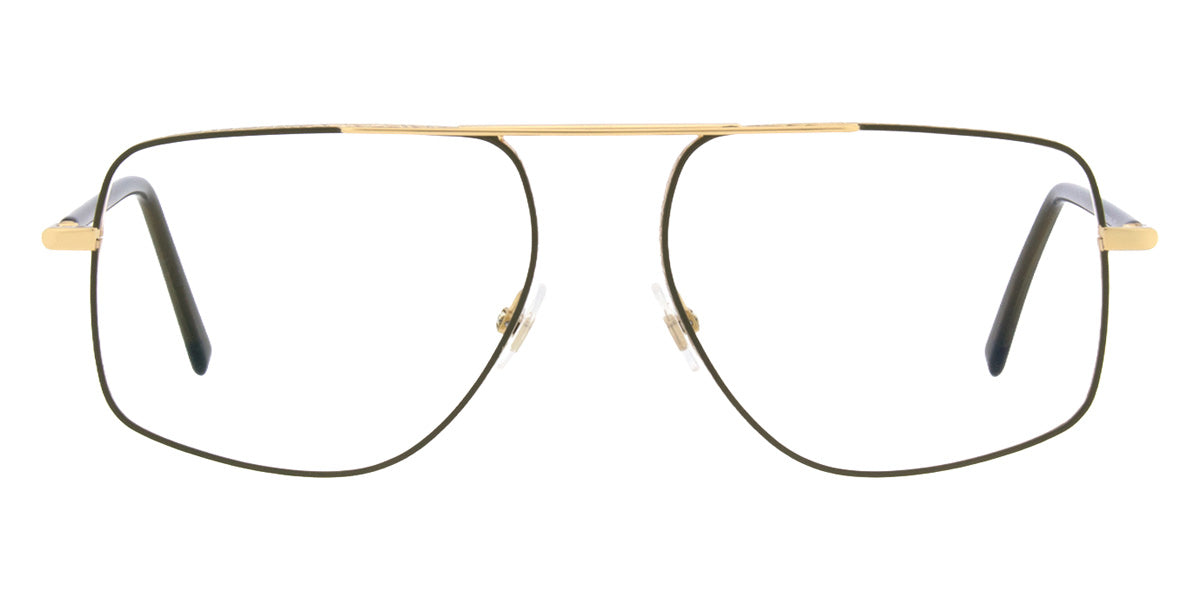 Andy Wolf® 4839 Eyeglasses ANW 4839 04 57 - Gold/Green