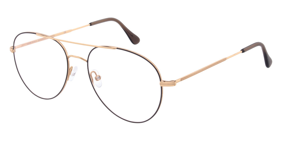 Andy Wolf® 4841 Eyeglasses ANW 4841 Riley 03 53 - Gold/Brown