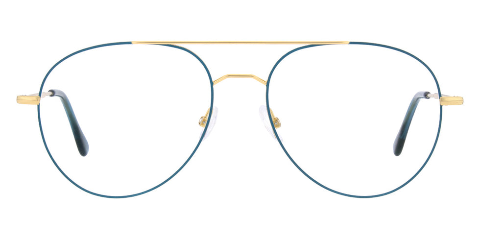 Andy Wolf® 4841 Eyeglasses ANW 4841 Riley 04 53 - Gold/Blue