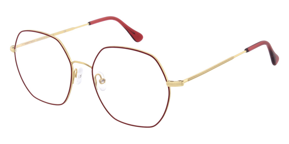 Andy Wolf® 4843 Eyeglasses ANW 4843 02 52 - Gold/Red