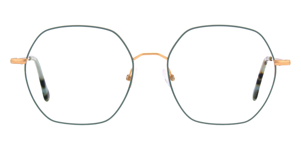 Andy Wolf® 4843 Eyeglasses ANW 4843 03 52 - Rosegold/Teal