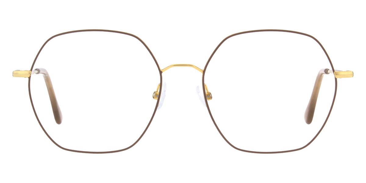 Andy Wolf® 4843 Eyeglasses ANW 4843 04 52 - Gold/Beige