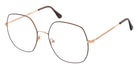 Andy Wolf® 4844 Eyeglasses ANW 4844 02 56 - Rosegold/Brown