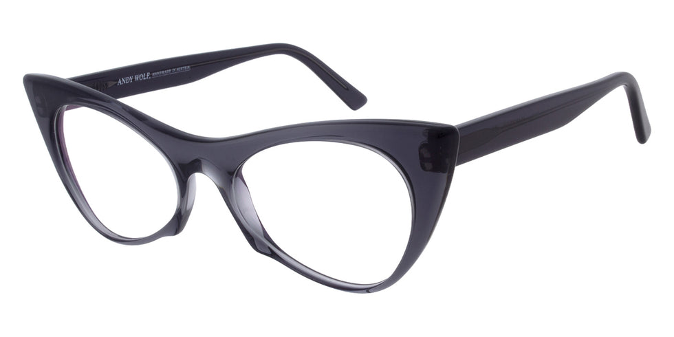 Andy Wolf® 5028 ANW 5028 6 53 - Gray Eyeglasses