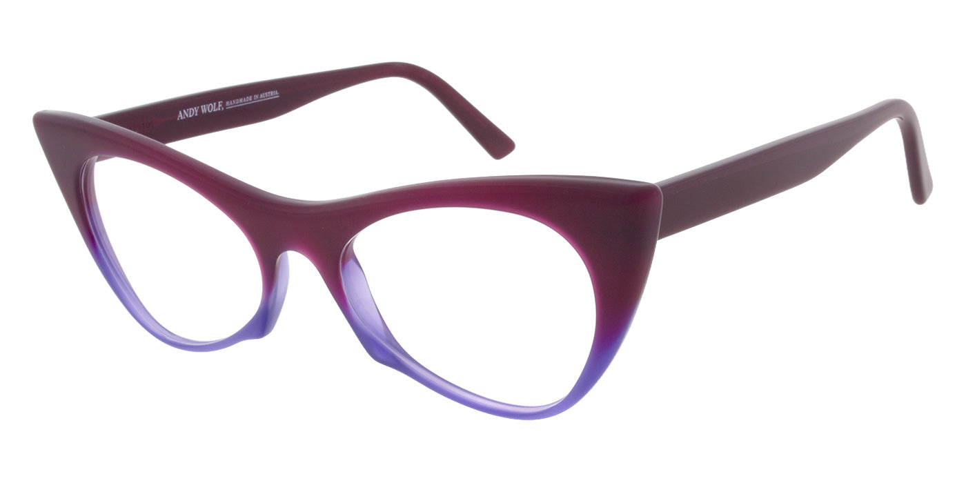 Andy Wolf® 5028 ANW 5028 7 53 - Berry/Violet Eyeglasses