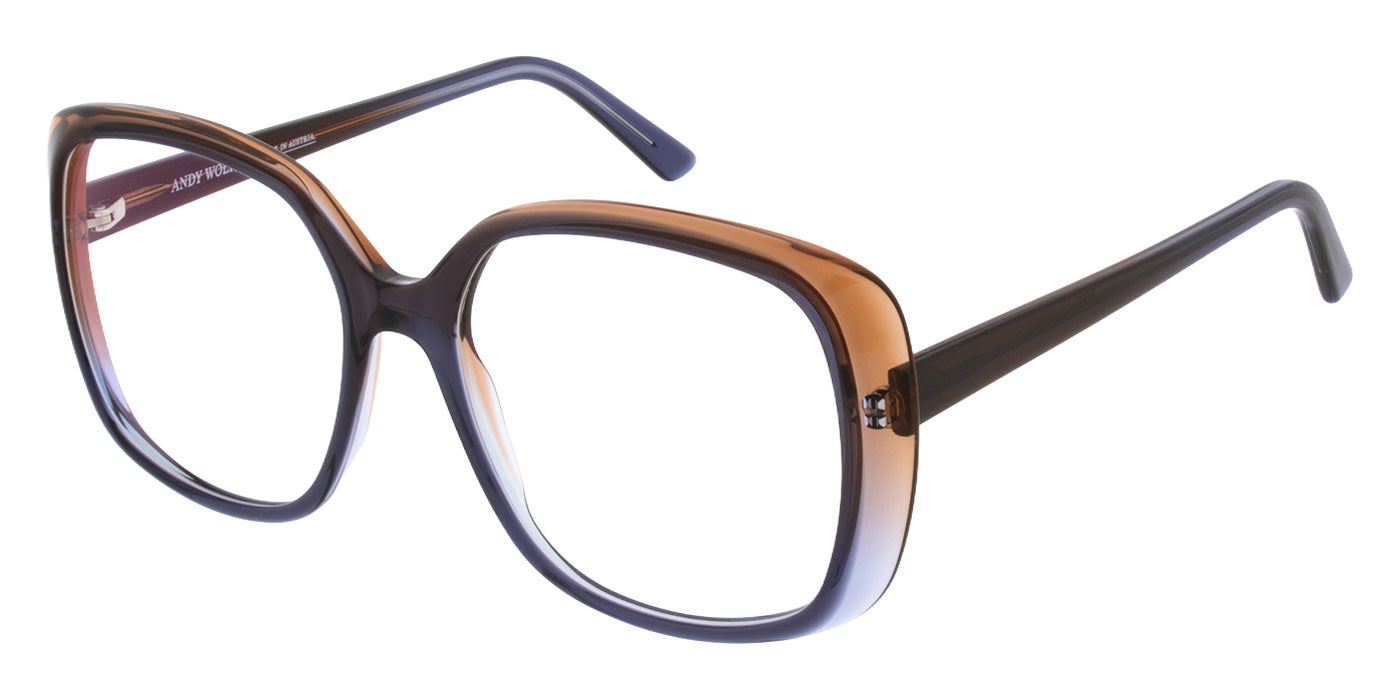 Andy Wolf® 5137 ANW 5137 08 57 - Brown/Blue Eyeglasses