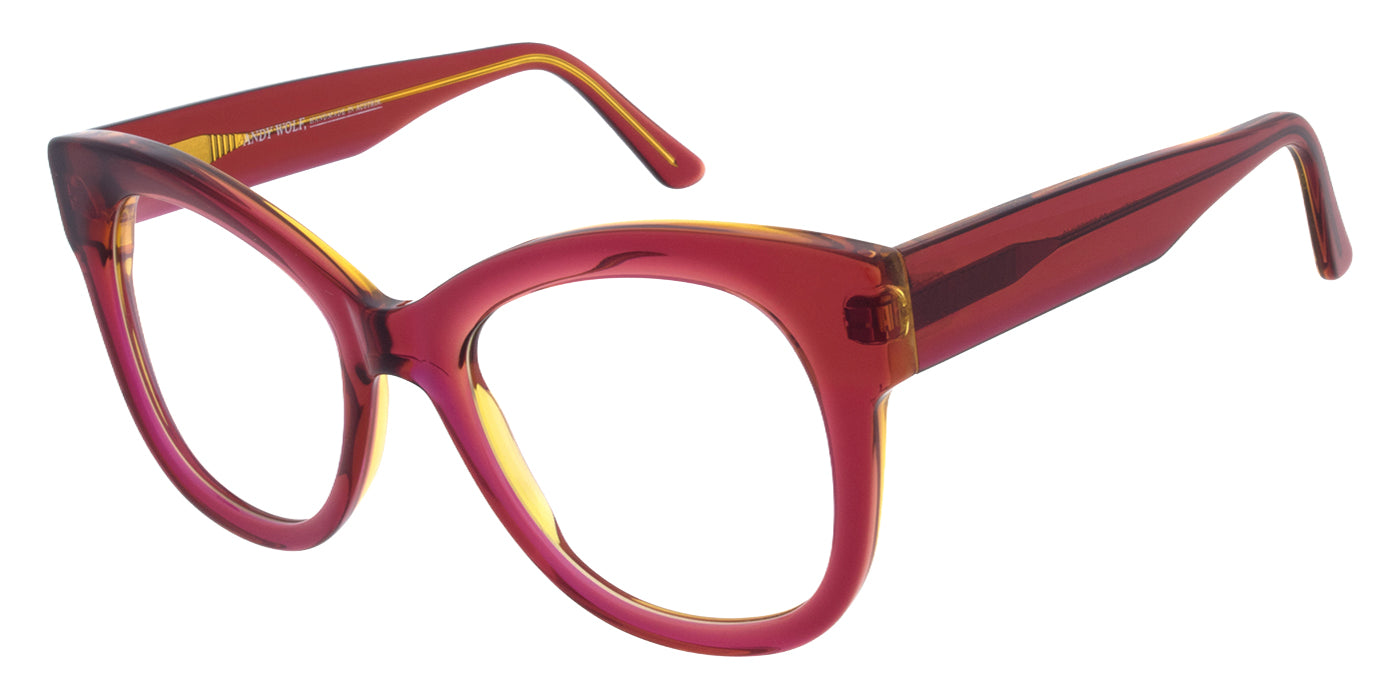 Andy Wolf® 5154 ANW 5154 06 52 - Red Eyeglasses