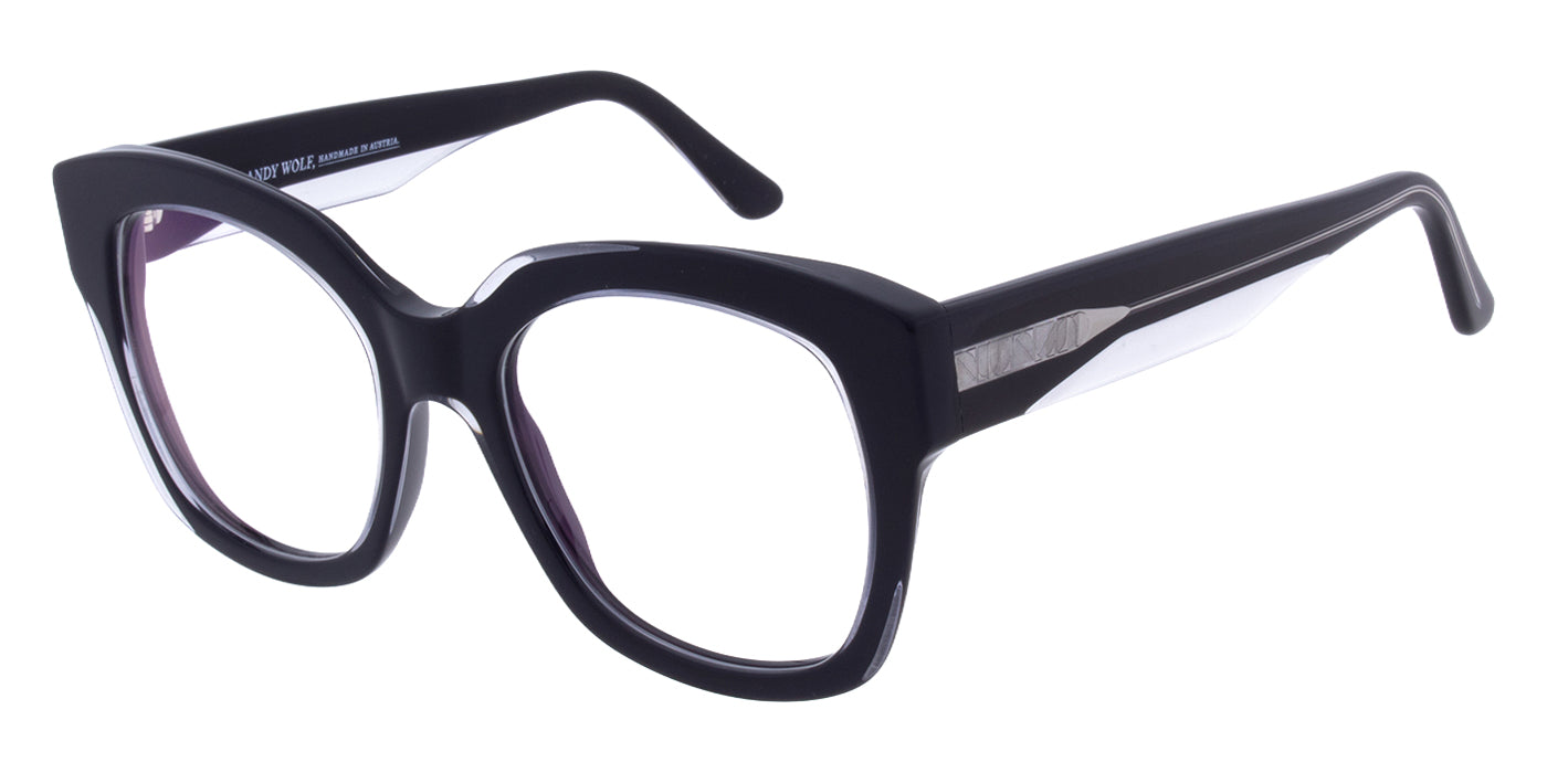 Andy Wolf® 5156 ANW 5156 01 51 - Black/Grey Eyeglasses