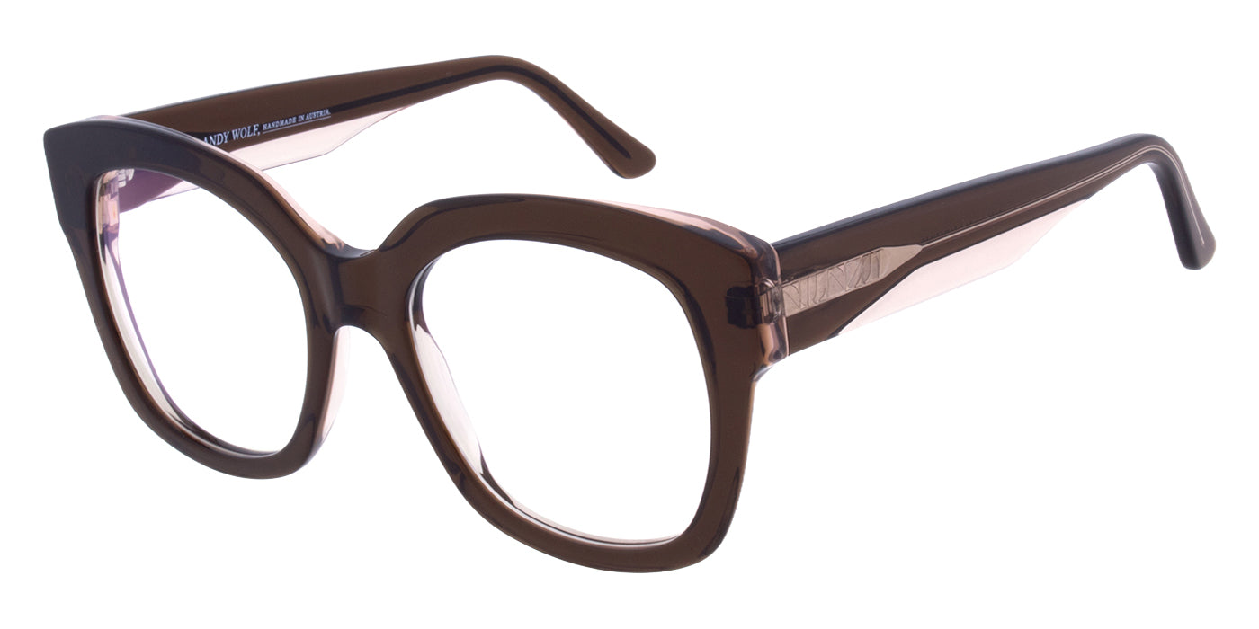 Andy Wolf® 5156 ANW 5156 04 51 - Brown/Pink Eyeglasses