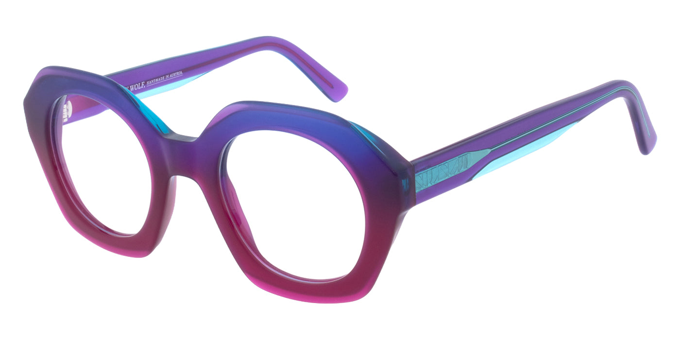 Andy Wolf® 5157 ANW 5157 03 46 - Blue/Red Eyeglasses