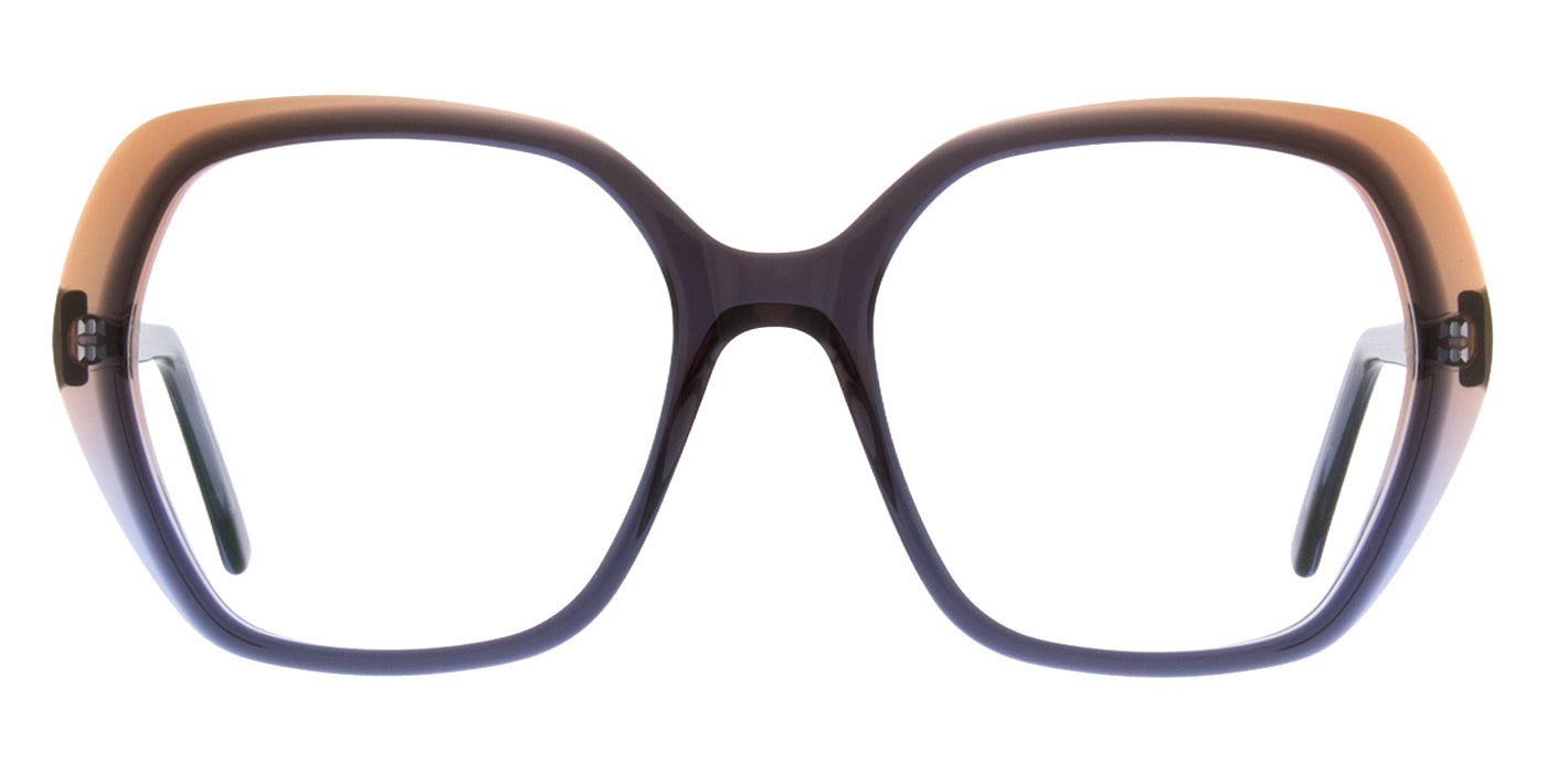 Andy Wolf® 5158 ANW 5158 02 52 - Brown/Blue Eyeglasses