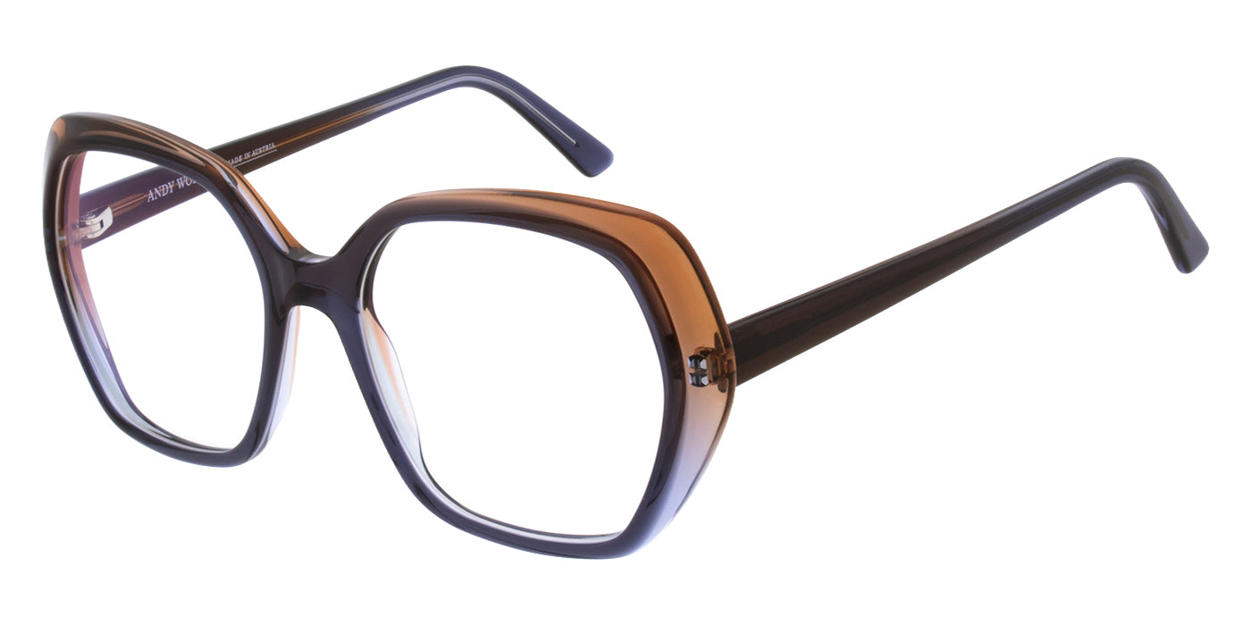 Andy Wolf® 5158 ANW 5158 02 52 - Brown/Blue Eyeglasses