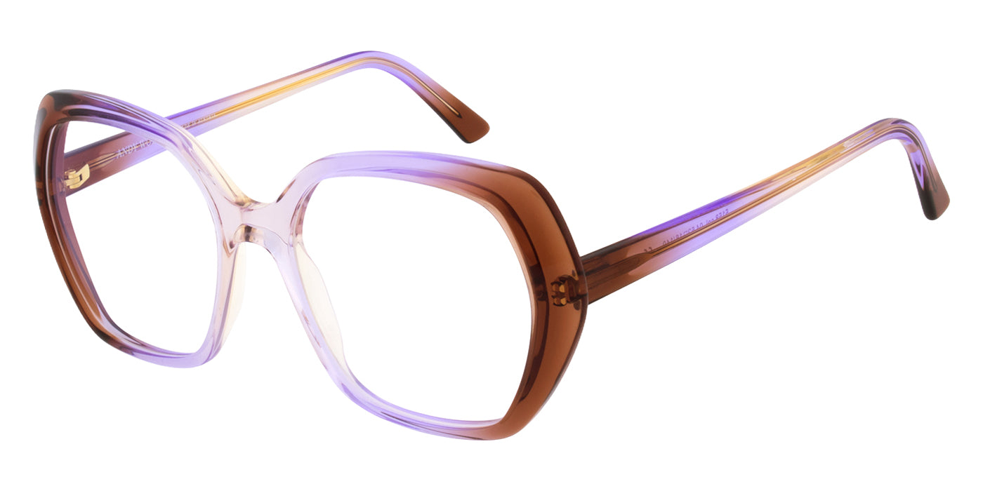 Andy Wolf® 5158 ANW 5158 04 52 - Brown/Pink Eyeglasses