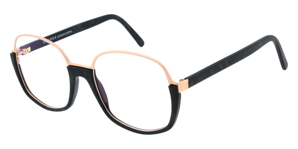 Andy Wolf® 5160 ANW 5160 01 54 - Black/Rosegold Eyeglasses