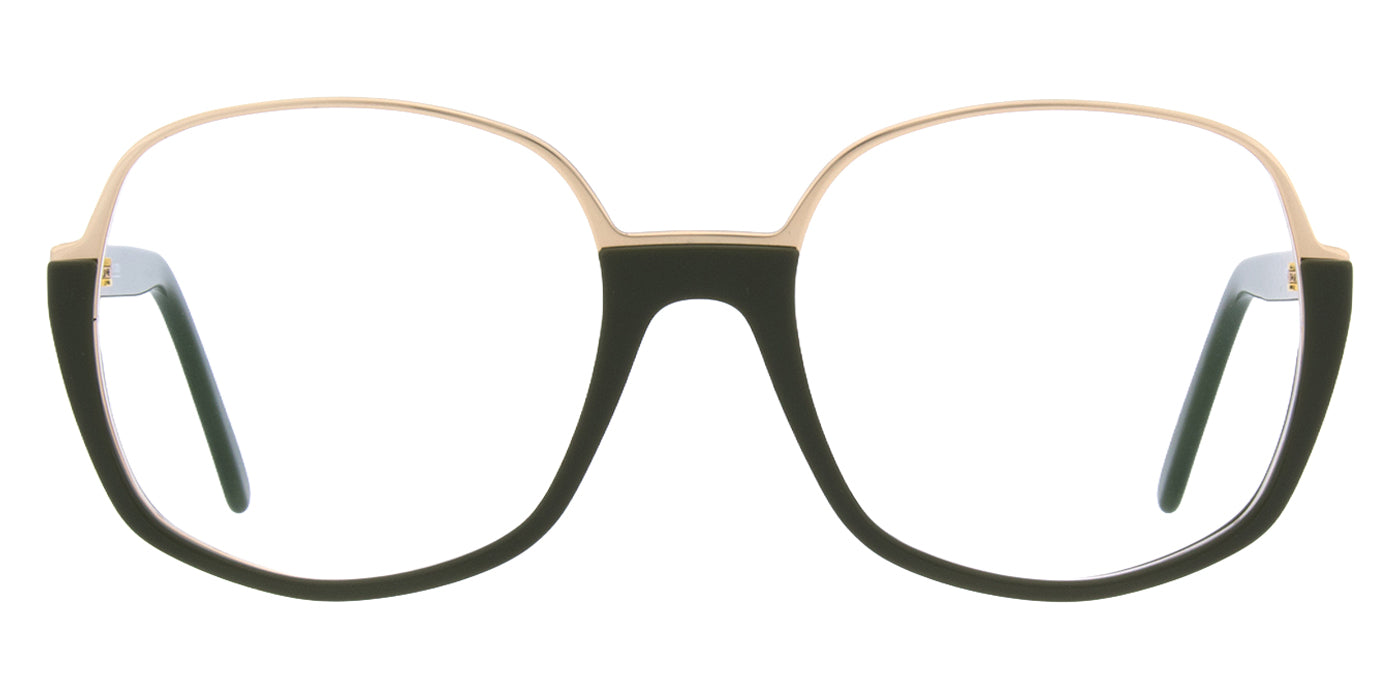 Andy Wolf® 5160 ANW 5160 02 54 - Green/Gold Eyeglasses