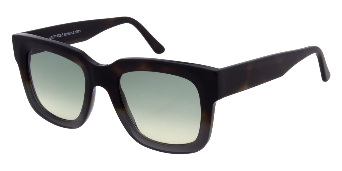 Andy Wolf® ASP Sunglasses ANW Aspen Sun 02 52 - Brown/Green