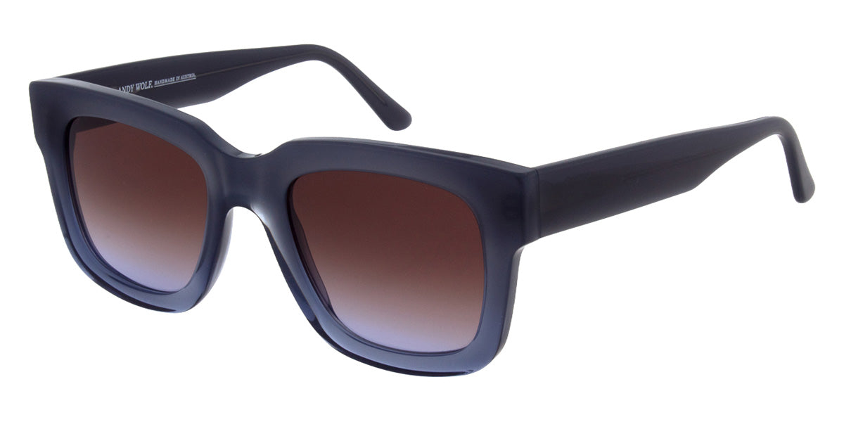 Andy Wolf® ASP Sunglasses ANW Aspen Sun 04 52 - Blue/Brown