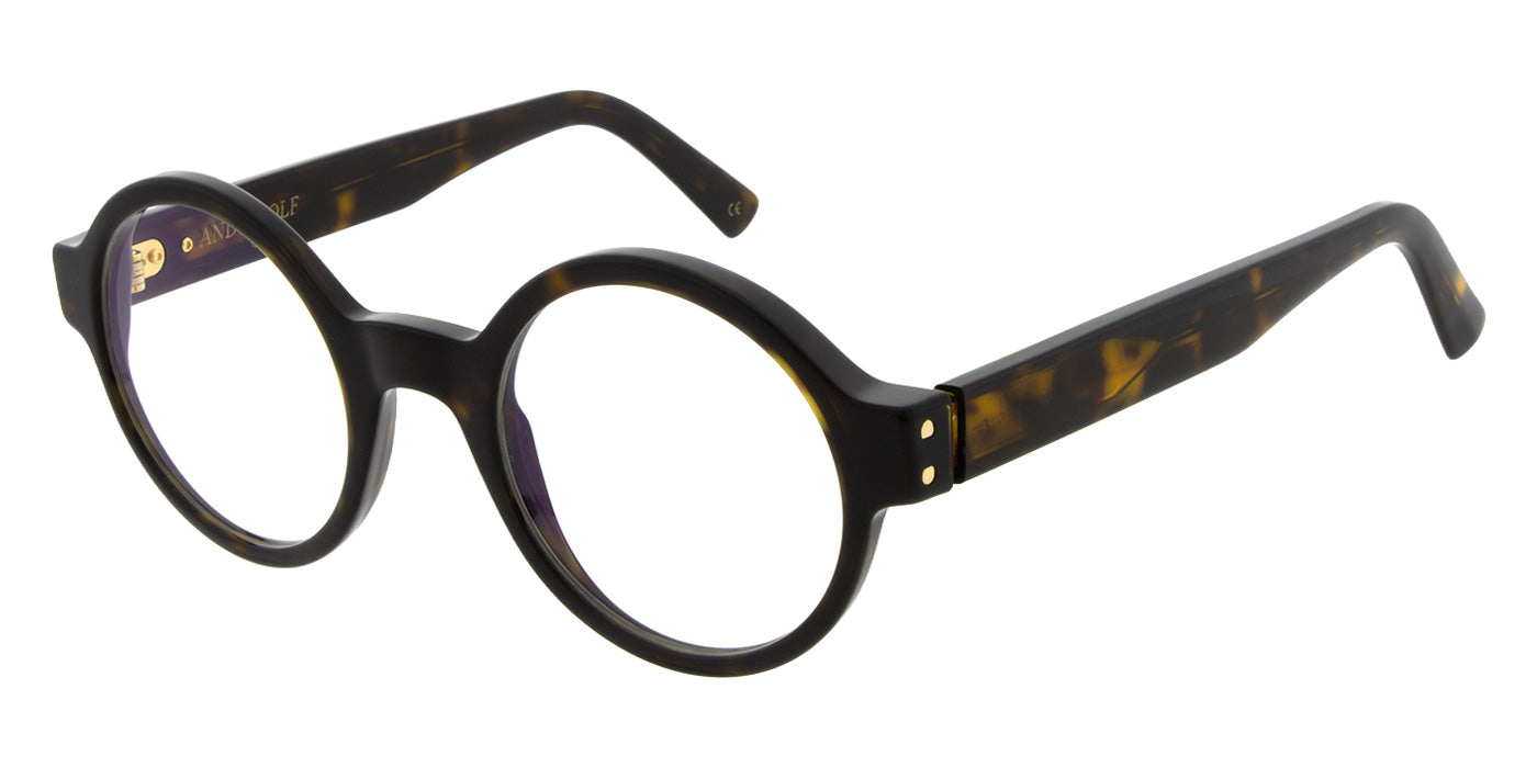 Andy Wolf® AW02 ANW AW02 13 48 - Black/Gold 13 Eyeglasses