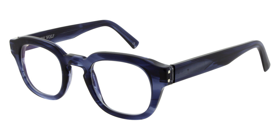Andy Wolf® AW09 Eyeglasses ANW AW09 09 46 - Blue/Silver