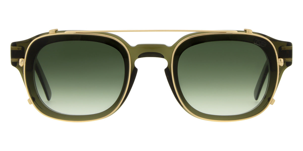 Andy Wolf® AW09 CLIP Eyeglasses ANW AW09 Clip 02 51 - Gold/Green