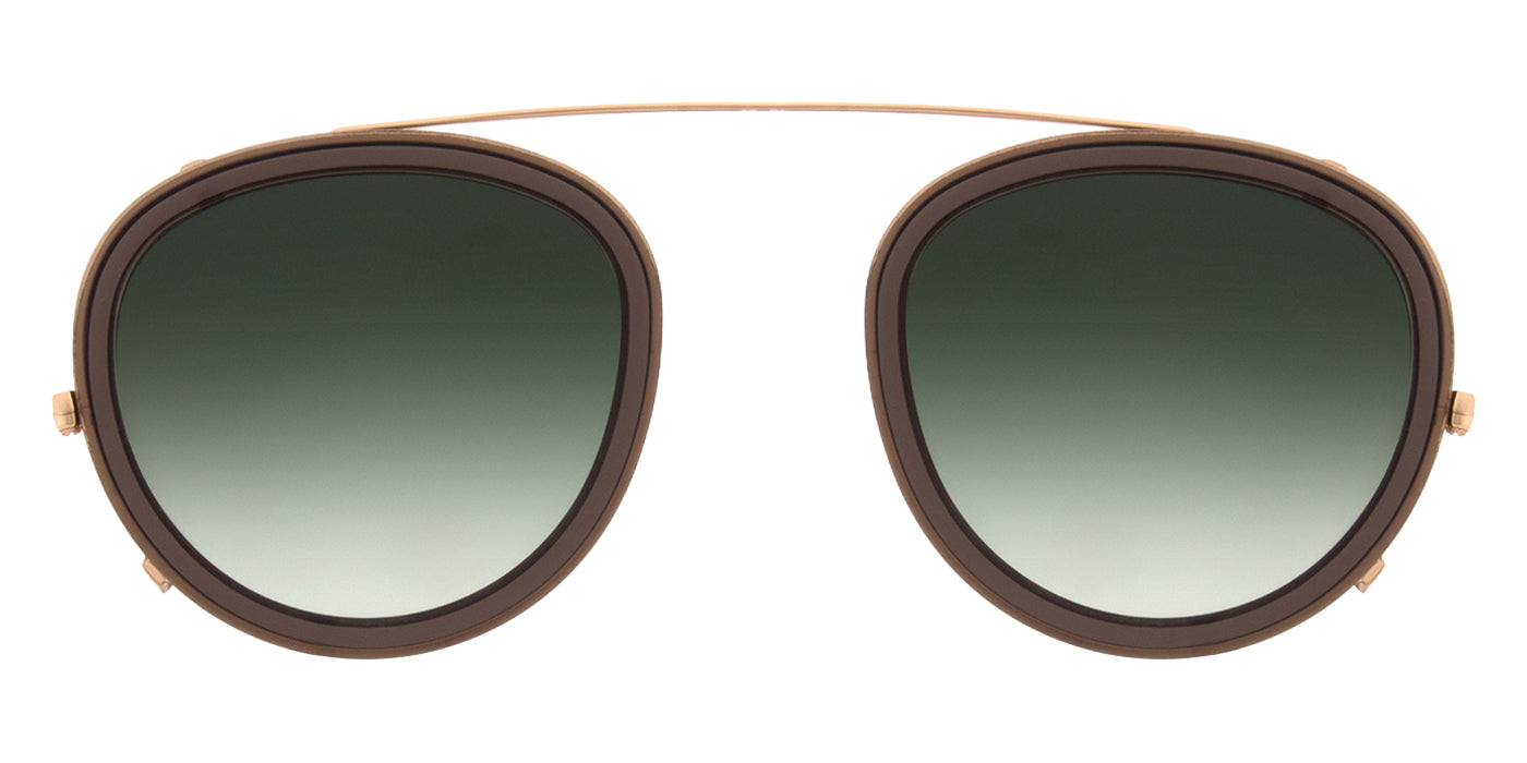 Andy Wolf® AW10 Clip ANW AW10 Clip 04 46 - Rosegold/Brown Sunglasses