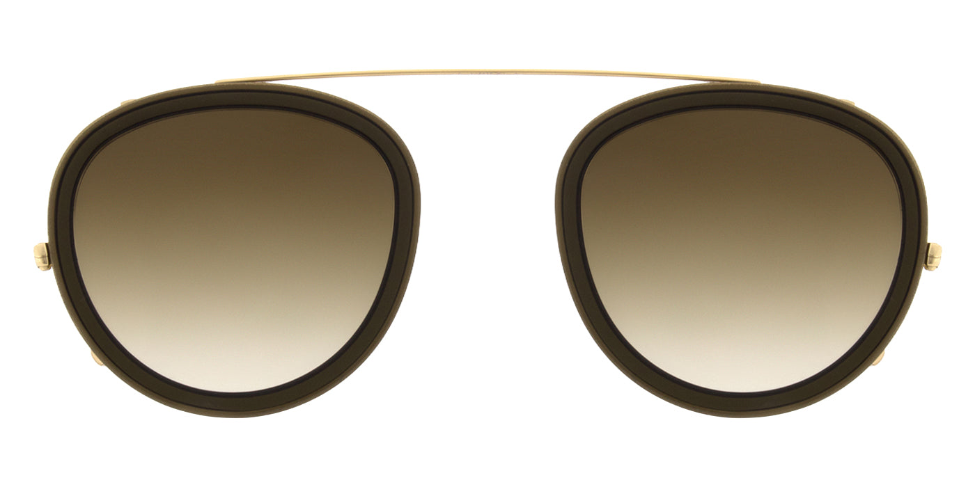 Andy Wolf® AW10 Clip ANW AW10 Clip 06 46 - Gold/Green Sunglasses