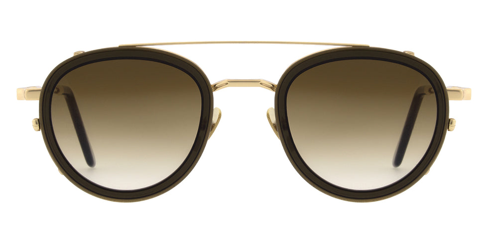 Andy Wolf® AW10 Clip ANW AW10 Clip 06 46 - Gold/Green Sunglasses
