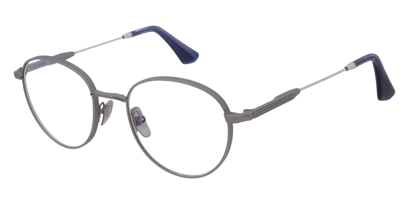 Andy Wolf® AW10 Clip ANW AW10 Clip 09 46 - Gun/Blue Sunglasses