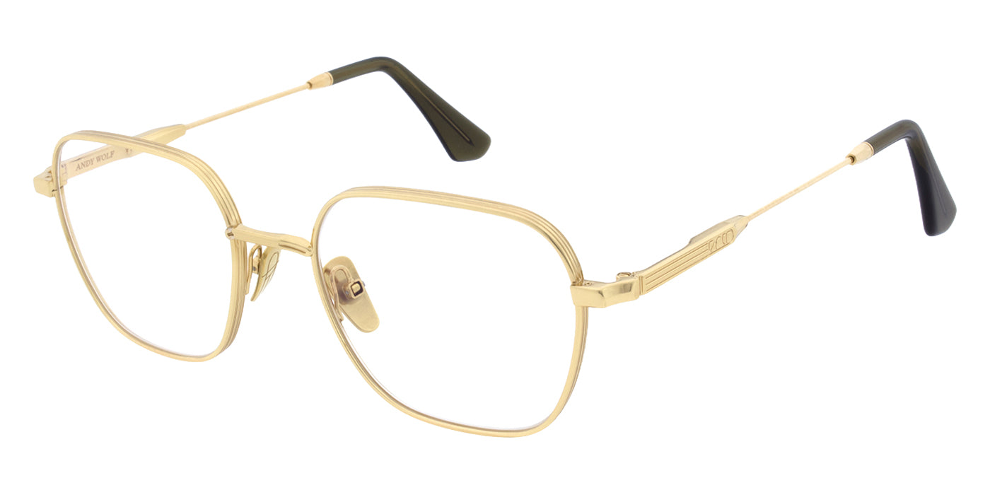 Andy Wolf® AW11 ANW AW11 06 52 - Gold/Green Eyeglasses