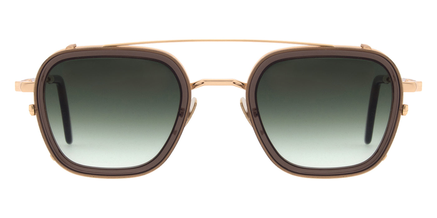 Andy Wolf® AW11 Clip ANW AW11 Clip 04 48 - Rosegold/Brown Sunglasses
