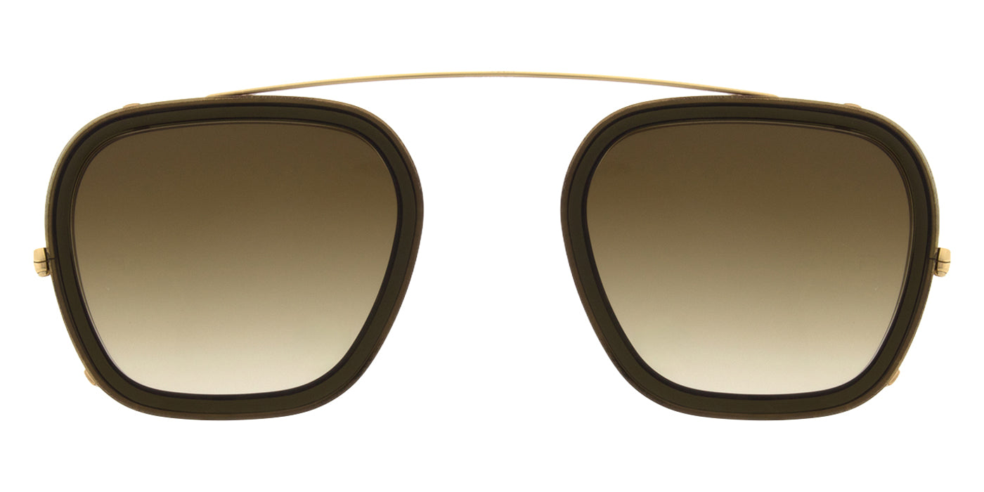 Andy Wolf® AW11 Clip ANW AW11 Clip 06 48 - Gold/Green Sunglasses