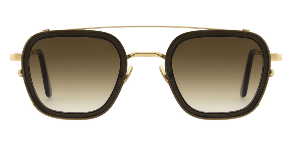 Andy Wolf® AW11 Clip ANW AW11 Clip 06 48 - Gold/Green Sunglasses