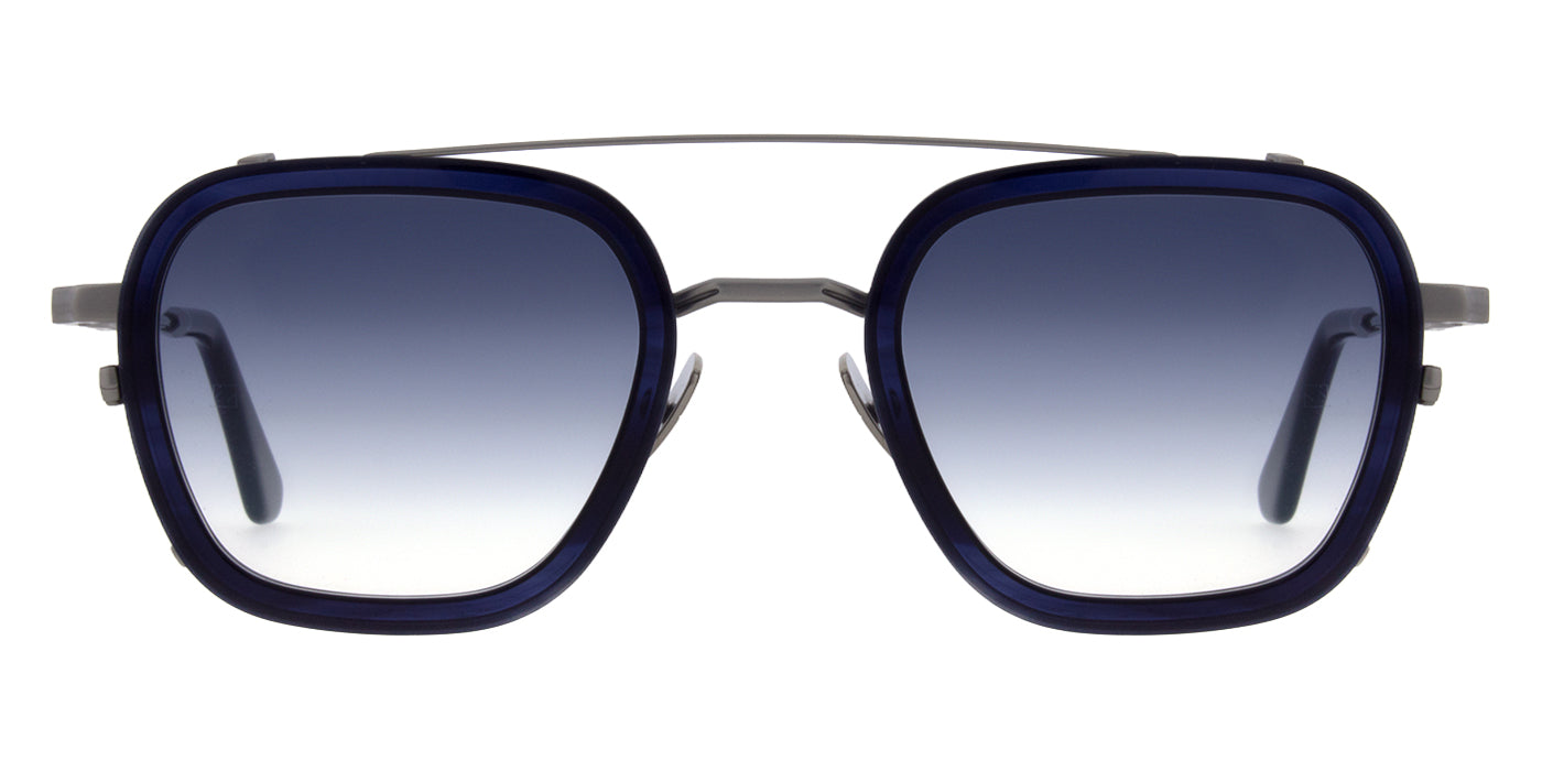 Andy Wolf® AW11 Clip ANW AW11 Clip 09 48 - Gun/Blue Sunglasses