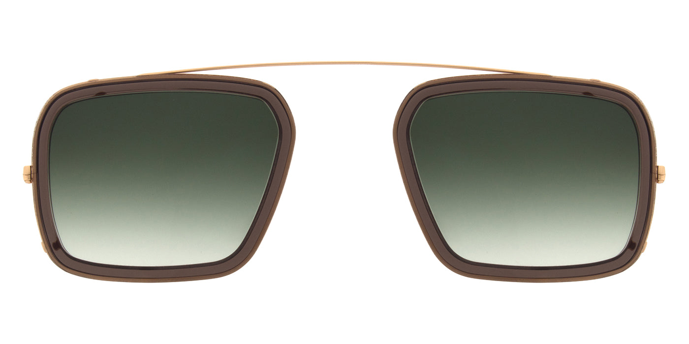 Andy Wolf® AW12 Clip ANW AW12 Clip 04 52 - Rosegold/Brown Sunglasses