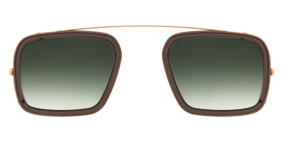 Andy Wolf® AW12 Clip ANW AW12 Clip 04 52 - Rosegold/Brown Sunglasses